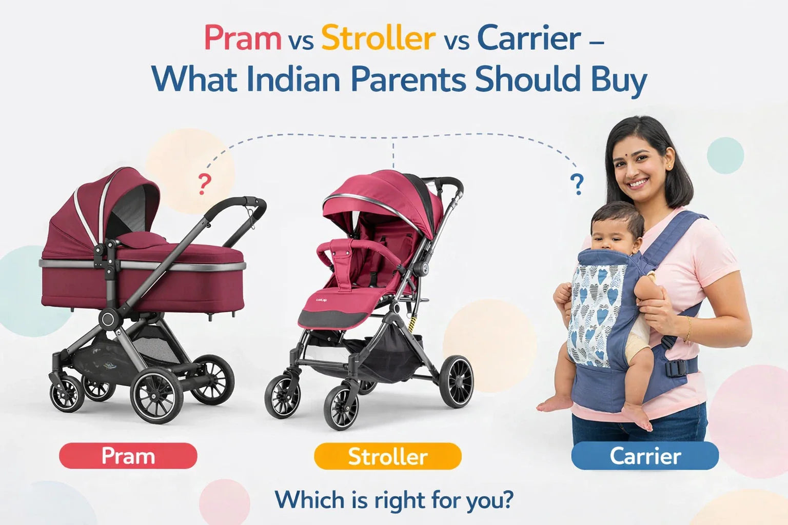 Benefits of a baby carrier vs stroller: when carriers win