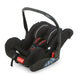 Infant Baby Car Seat Cum Carry Cot, Black
