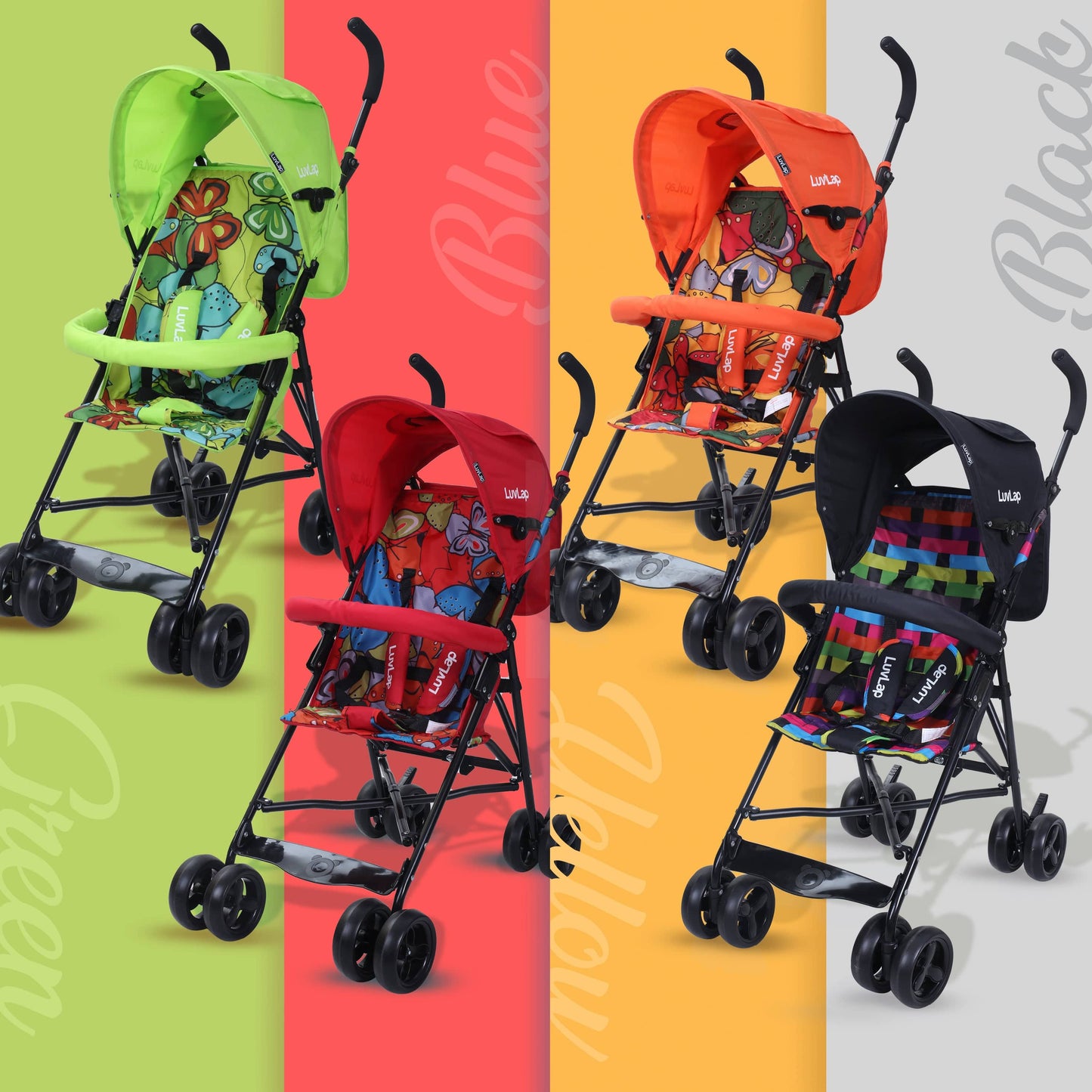 Tutti Frutti Baby Stroller Buggy, Light Blue