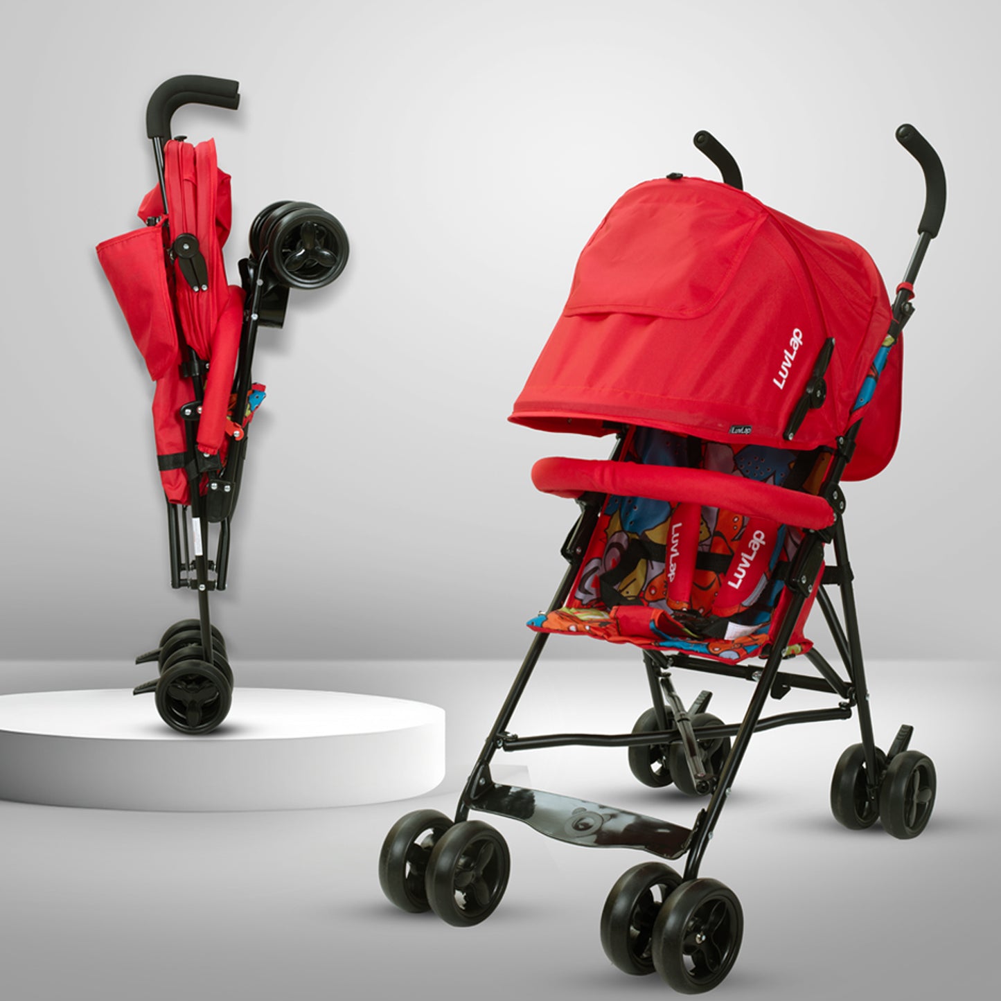 Tutti Frutti Baby Stroller Buggy, Red