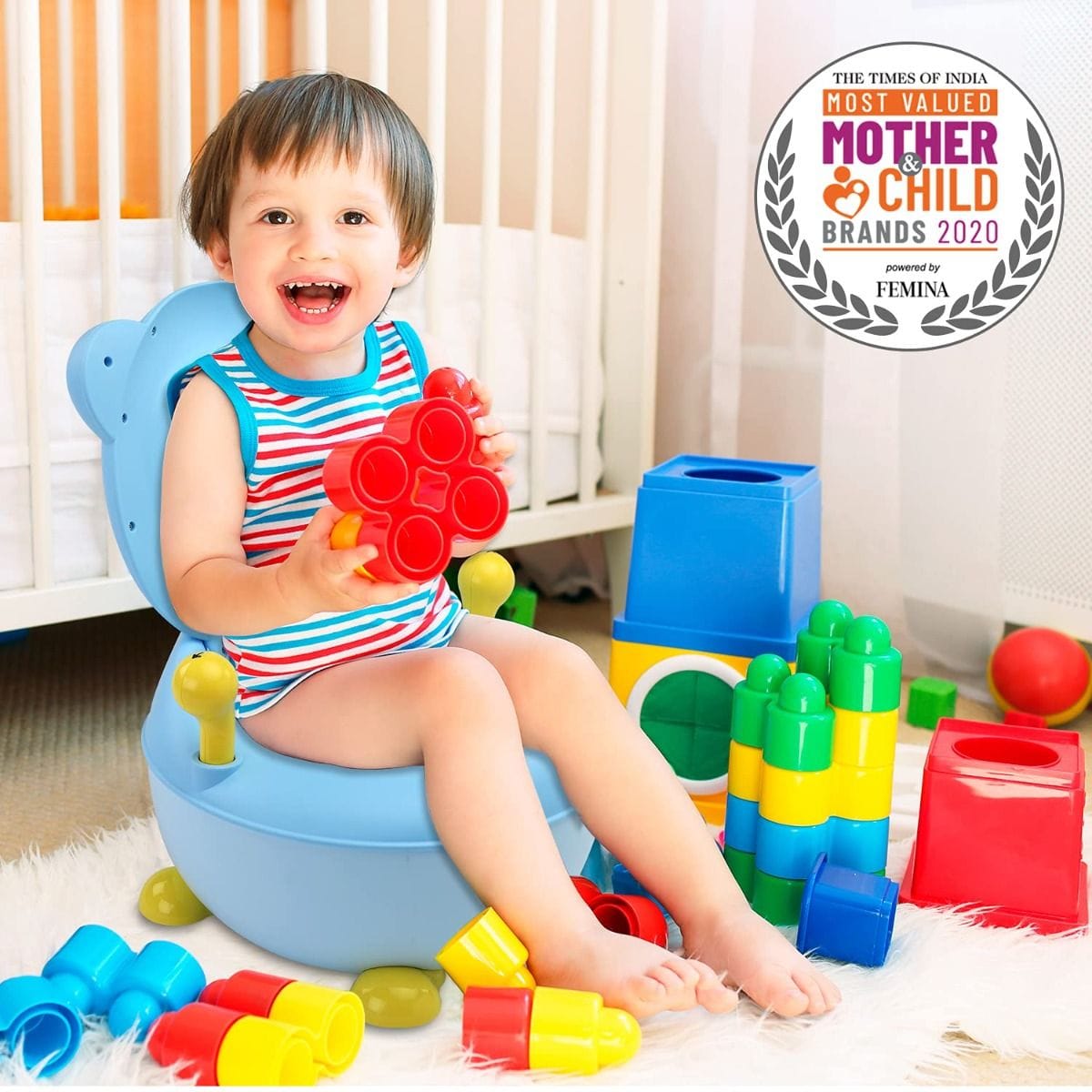 Tedclub Baby Potty Seat, Blue