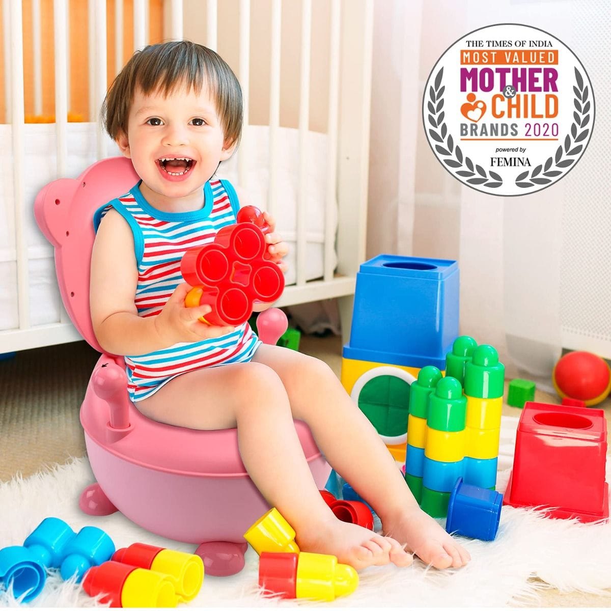 Tedclub Baby Potty Seat, Pink