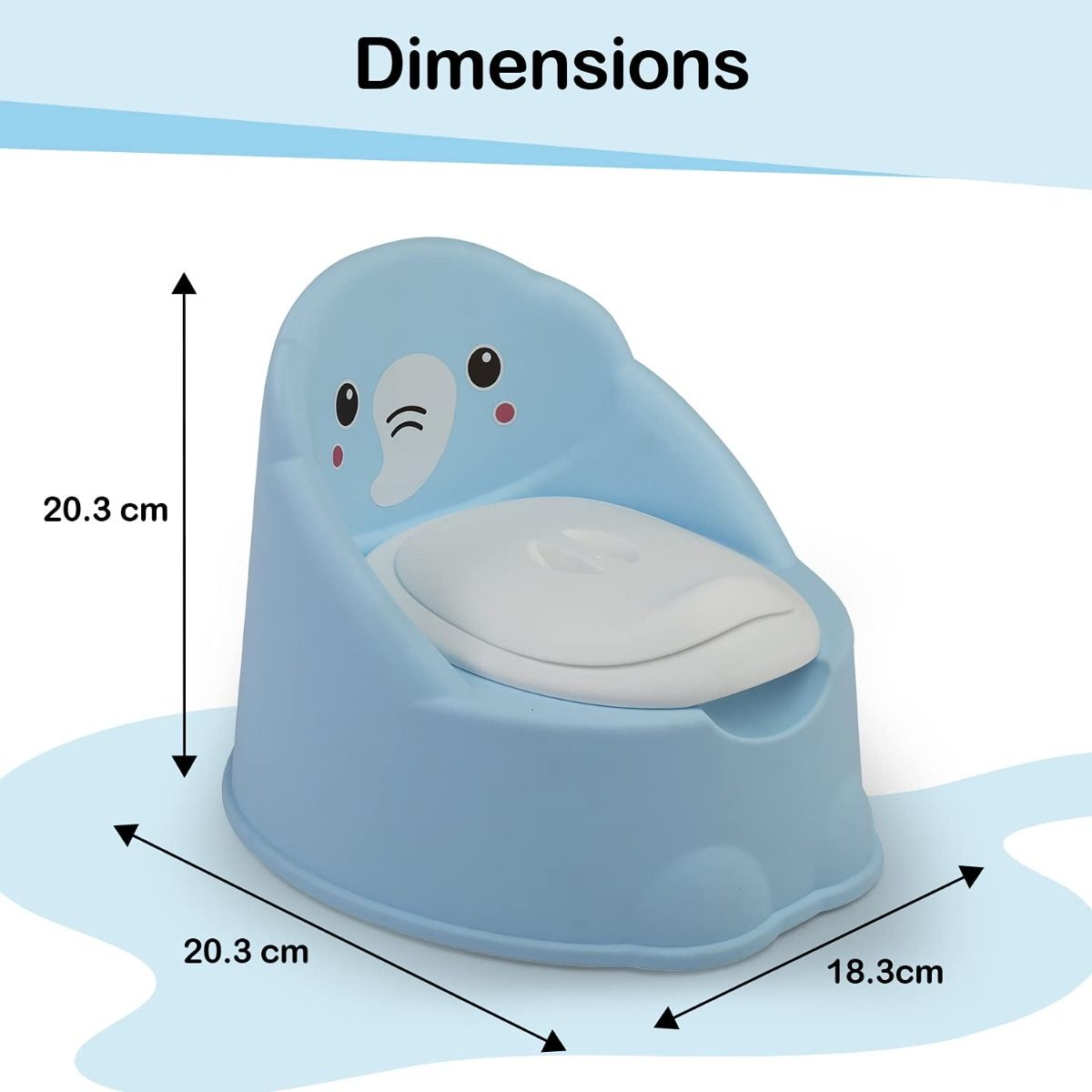 Wee Piggy Potty Seat, Blue