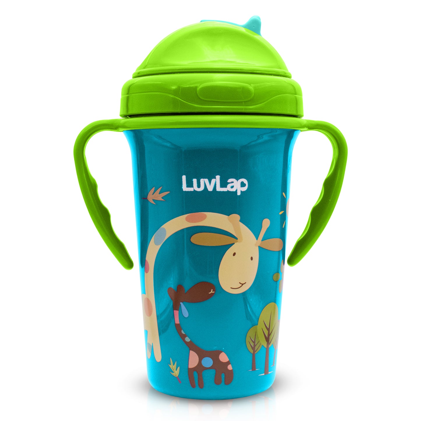 Tiny Giffy Straw Sipper, 300Ml, Green