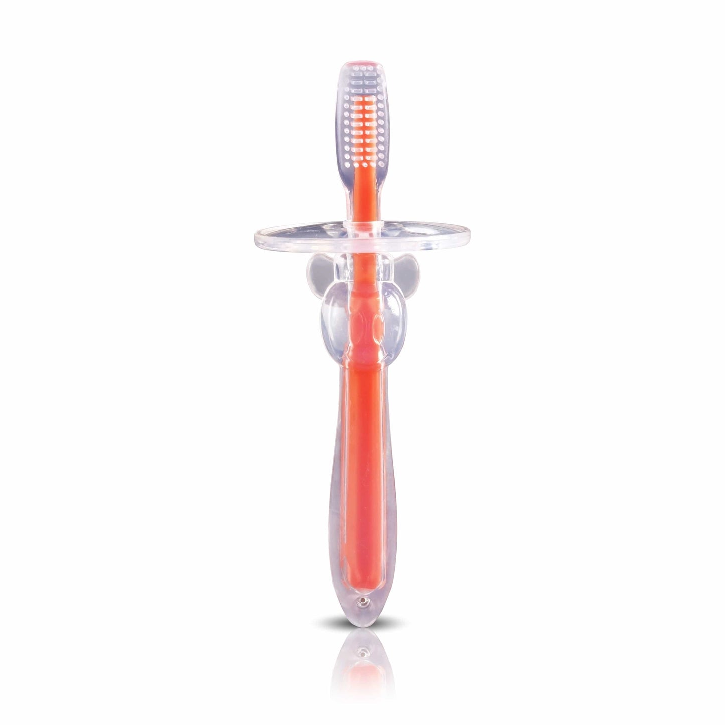 Silicone Training Toothbrush, Orange