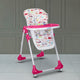 Royal High Chair for Baby, EN 71 Certified, 3 Position Recline, Baby Feeding Chair with 7 Level Height Adjustment, Adjustable Footrest, 6 Months+ (Pink)