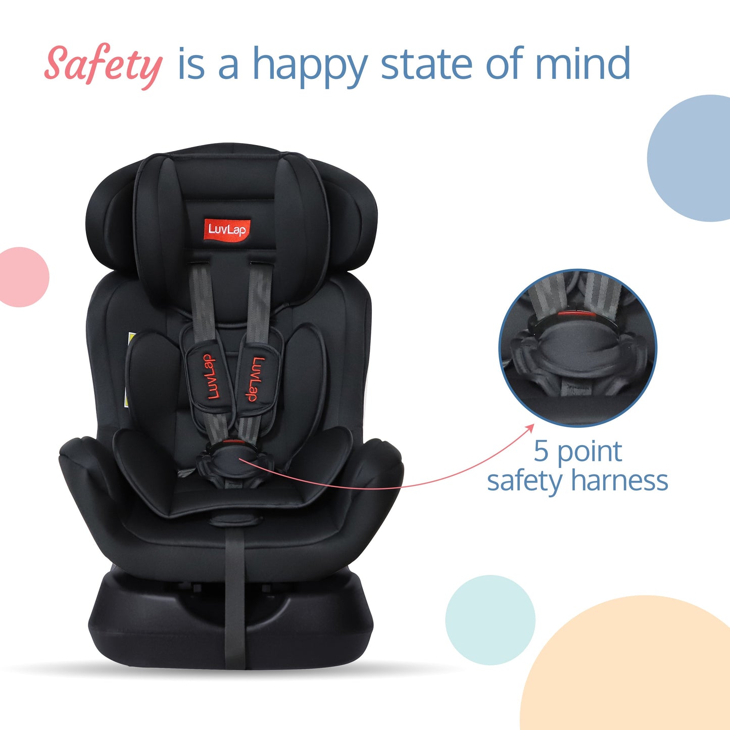 Galaxy Convertible Car Seat (Black)