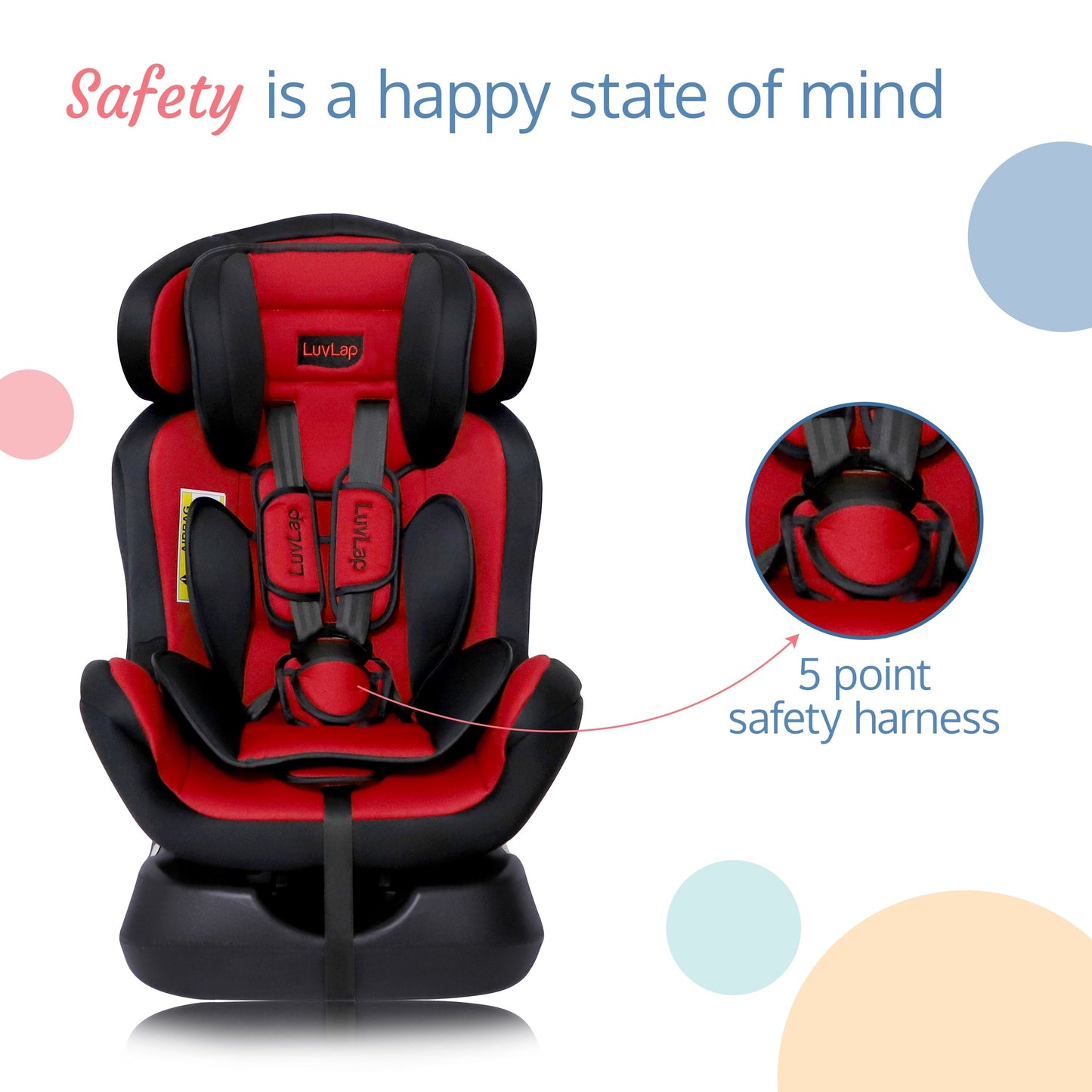 Galaxy Convertible Car Seat (Red)