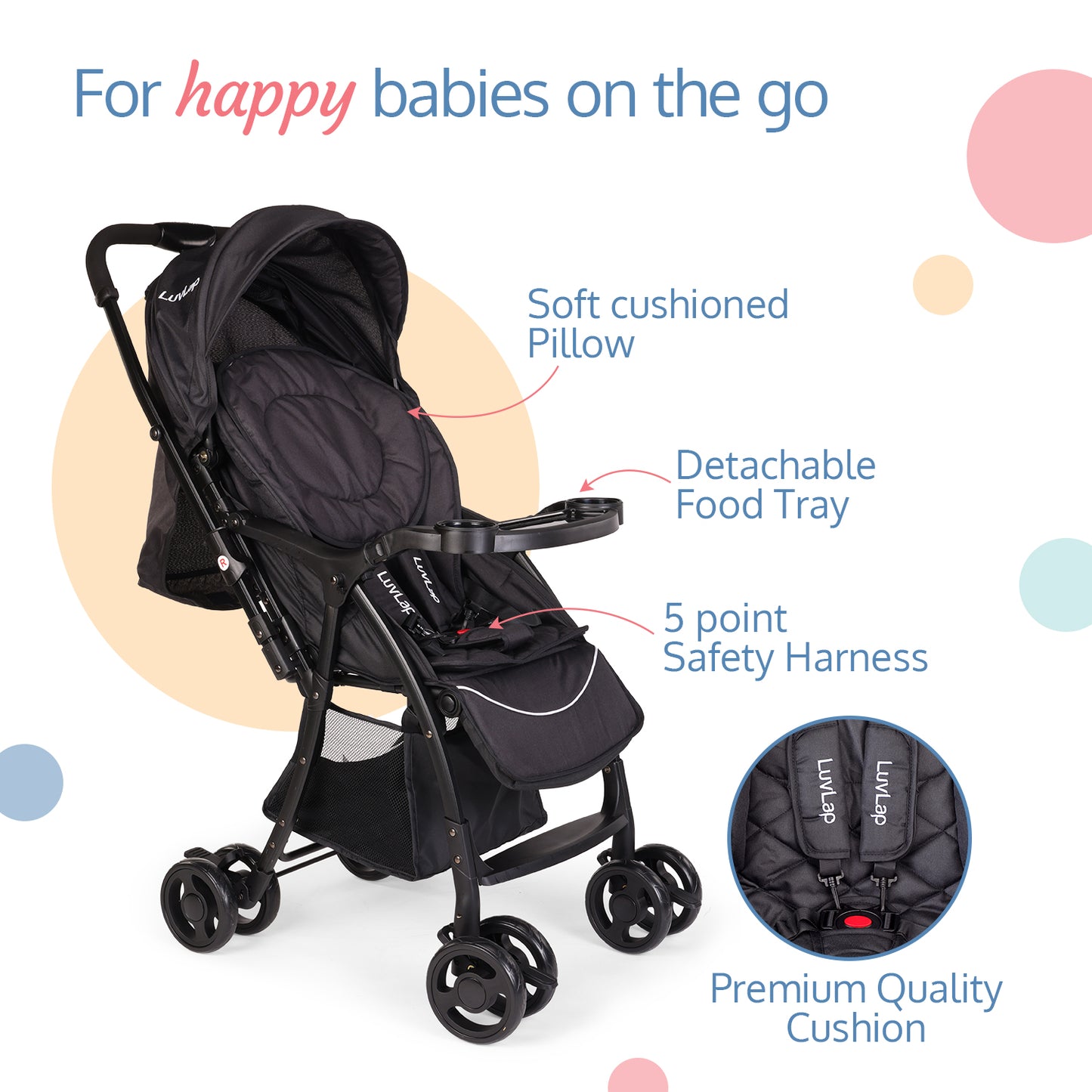Spark Baby Stroller (Black)