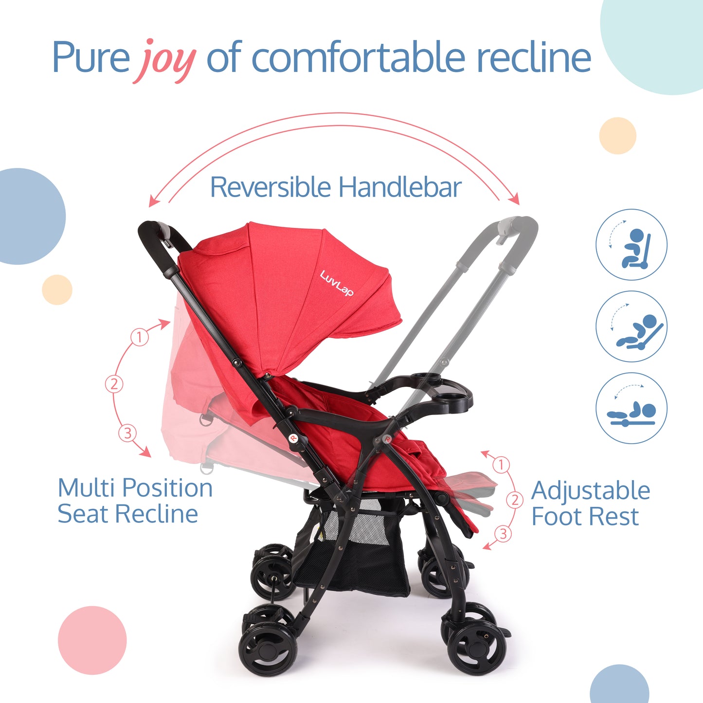 Spark Baby Stroller (Red)