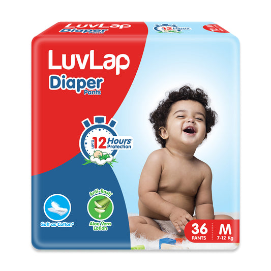 Diaper Pants, Medium, 36 Count, with upto 12 Hour protection
