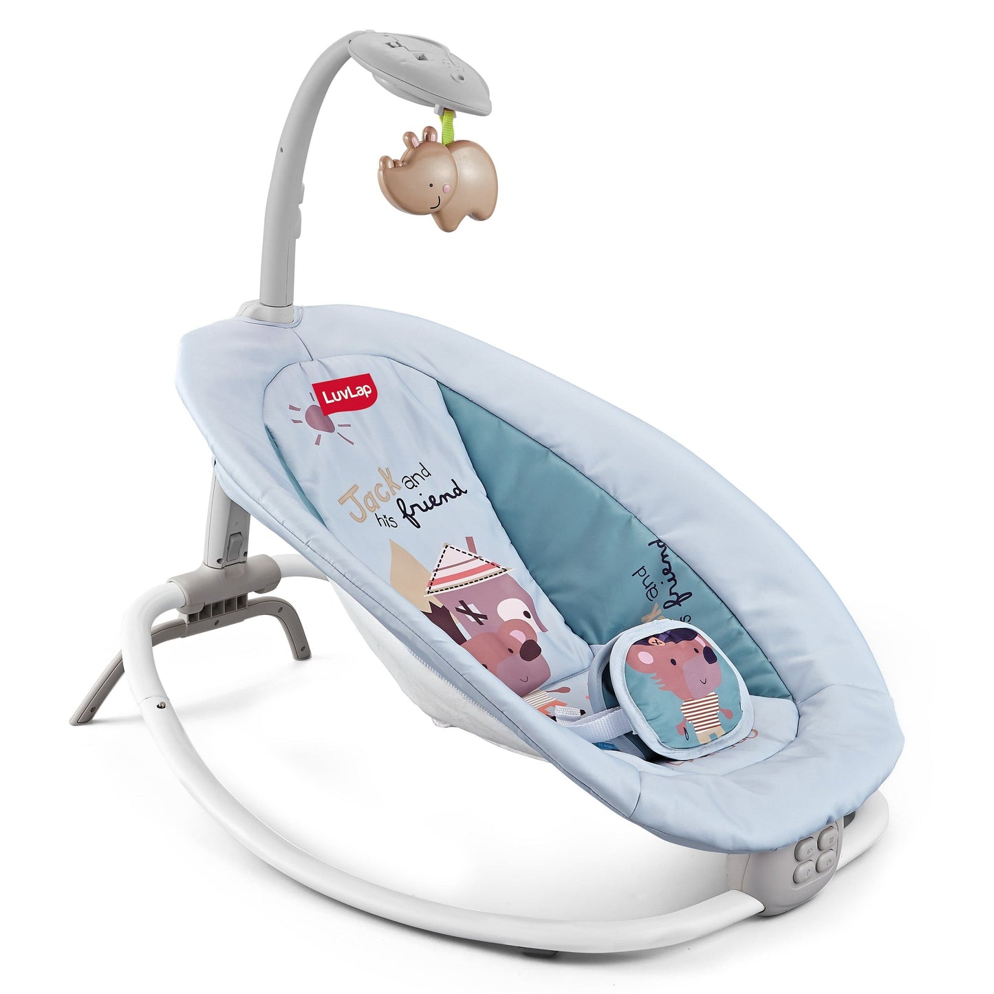 Joy-N-Giggles Baby Rocker, Grey