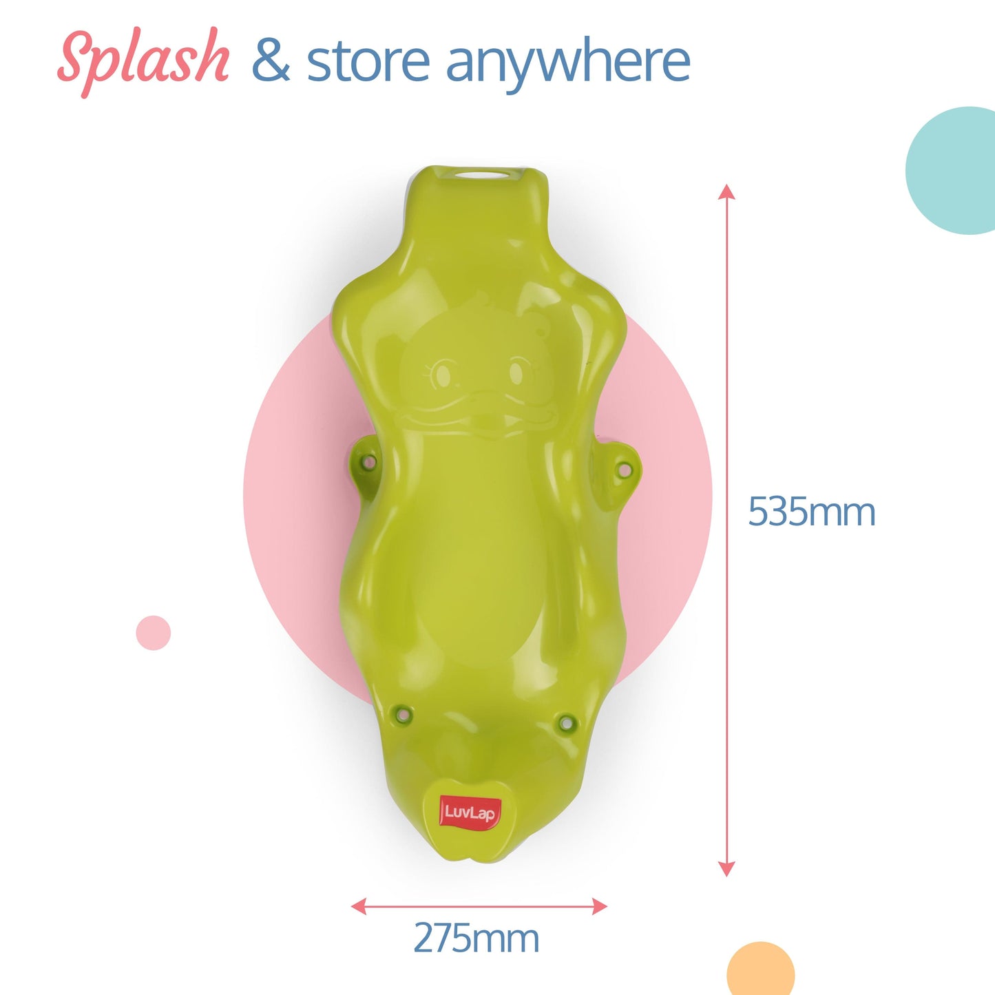 Anti Slip Baby Plastic Bath Chair(Green)