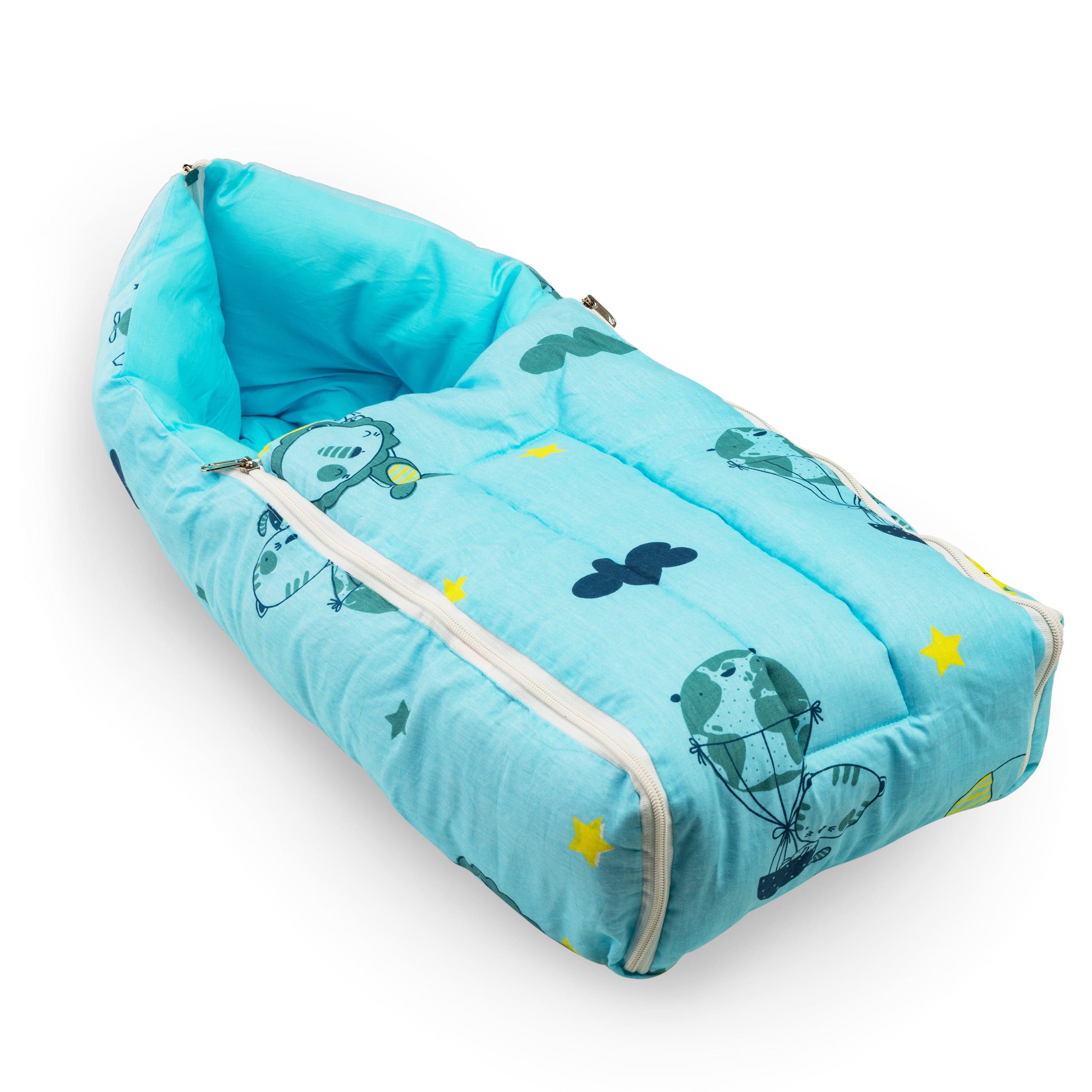 in Baby Bed, Sleeping Bag Carry Nest Blue Pilot Print