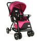 Galaxy Baby Stroller, Pram for Baby with 5 Point Safety Harness, Spacious Cushioned seat with Multi Level seat Recline, Easy Fold, Lightweight Stroller for 0 to 3 Years (Pink & Black)