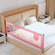 Comfy Baby Bed Rail Guard (6 ft x 2.3 ft), 180cmx72cm, Bed Rails for Baby & Toddler Safety, Portable, Adjustable Height, Single Side Bed Rail, Pack of 1, Printed Pink