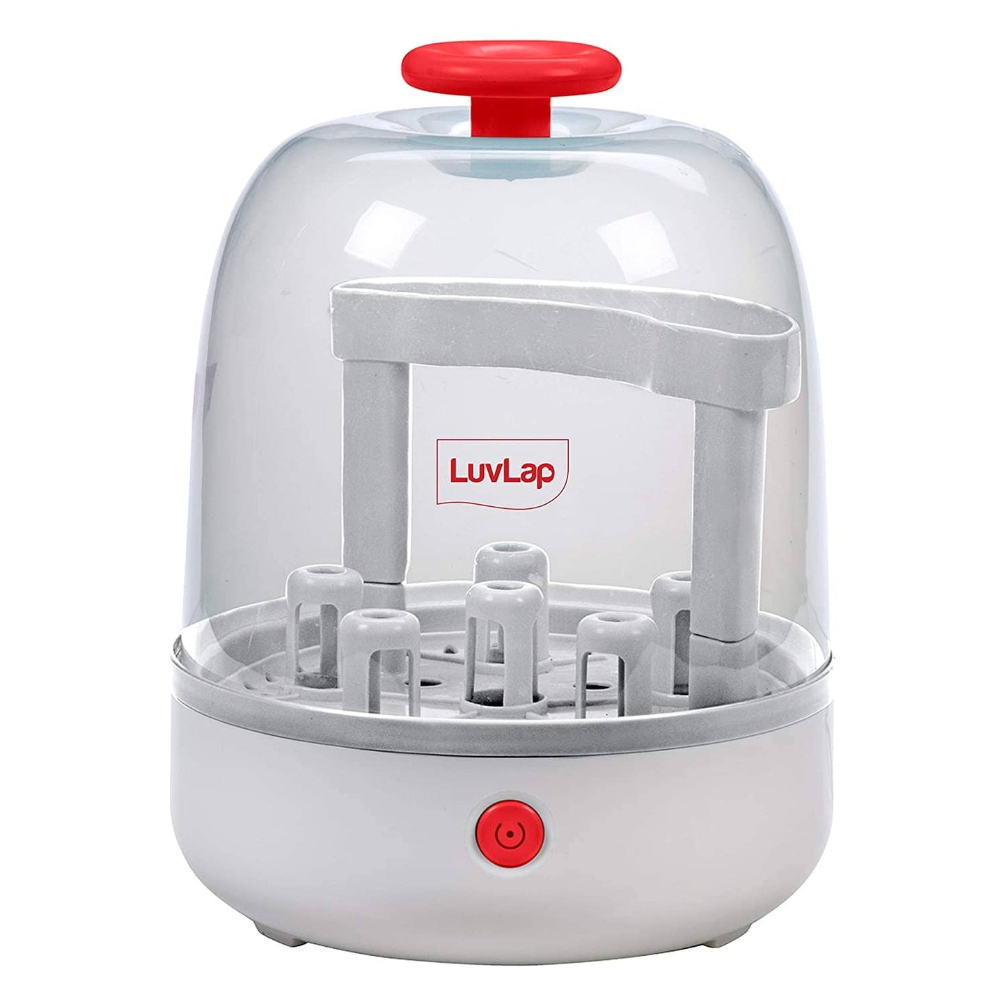 Joy Electric Steam Sterilizer for 6 feeding bottles, BPA Free, Medium, White