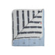 Baby Cotton Quilts Cum Wrappers, Blue Anchor