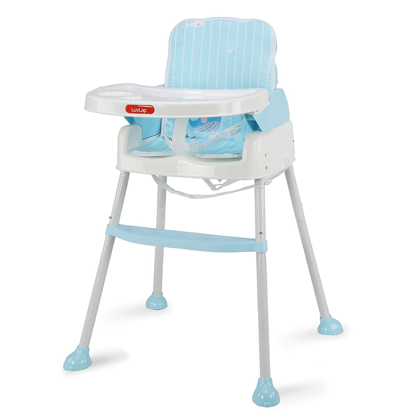 4-In-1 Baby High Chair, Blue