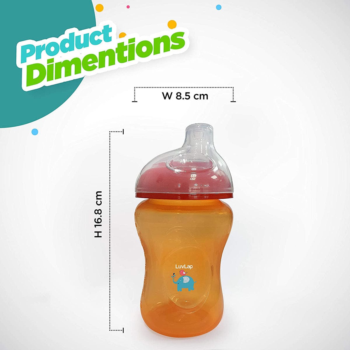 Jumbo Sky Spout Cup, 300Ml, Orange