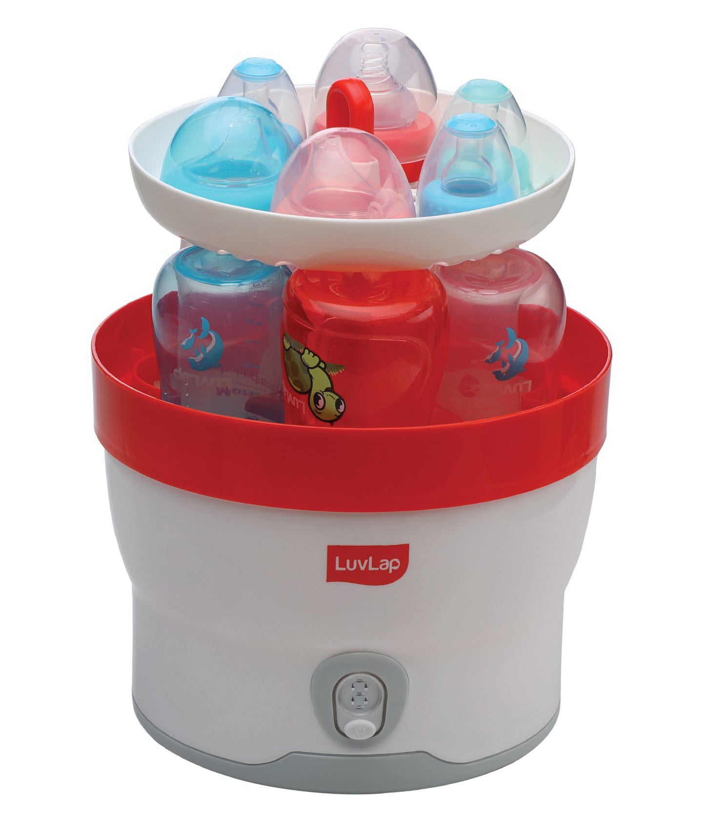 Royal Electric Steam Sterilizer for 6 Feeding Bottles, BPA Free (White)