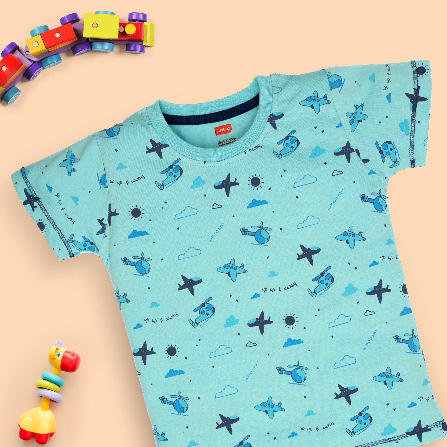 Boys Cotton H/S T-Shirt Co-Ord Set