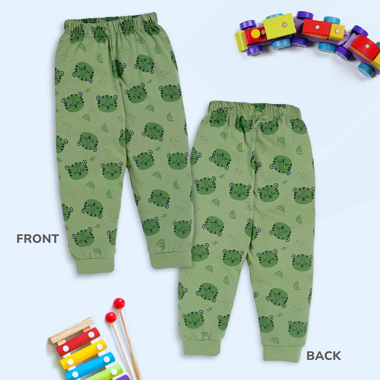 Baby Boys & Baby Girls Pack Of 3 Pyjama 100% Cotton