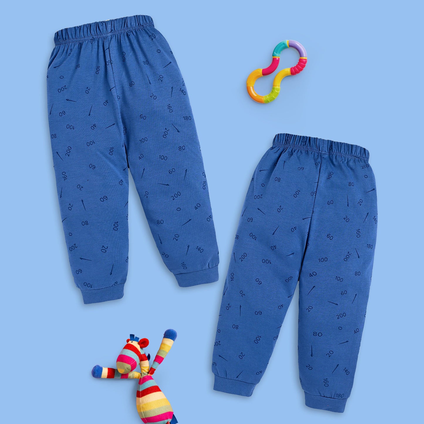 Baby Boys & Baby Girls Pack Of 3 Pyjama 100% Cotton