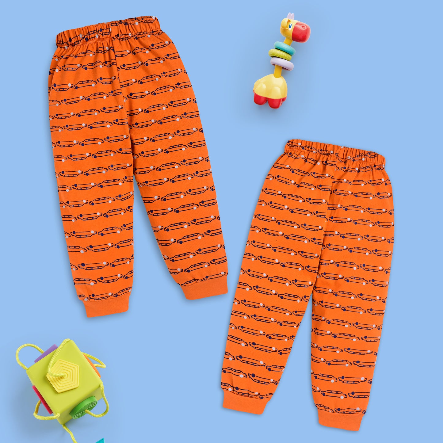 Baby Boys & Baby Girls Pack Of 3 Pyjama 100% Cotton