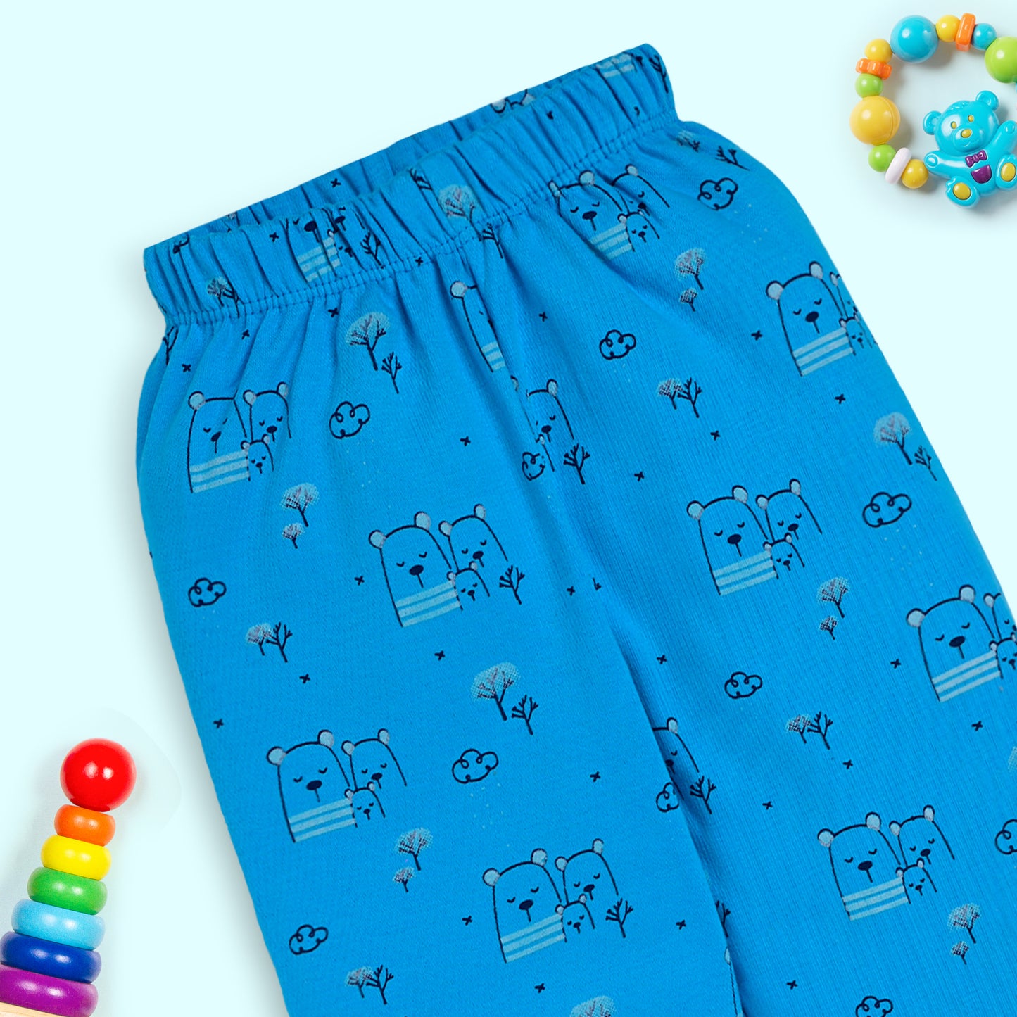 Baby Boys & Baby Girls Pack Of 3 Pyjama 100% Cotton
