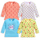 Baby Girls Pack Of 4 Full Sleeve Top 100% Cotton