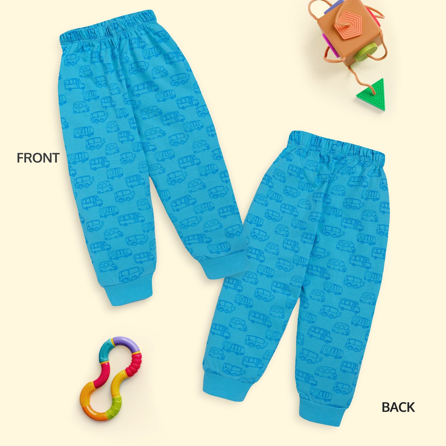 Baby Boys & Baby Girls Pack of 3 Pyjama 100% Cotton