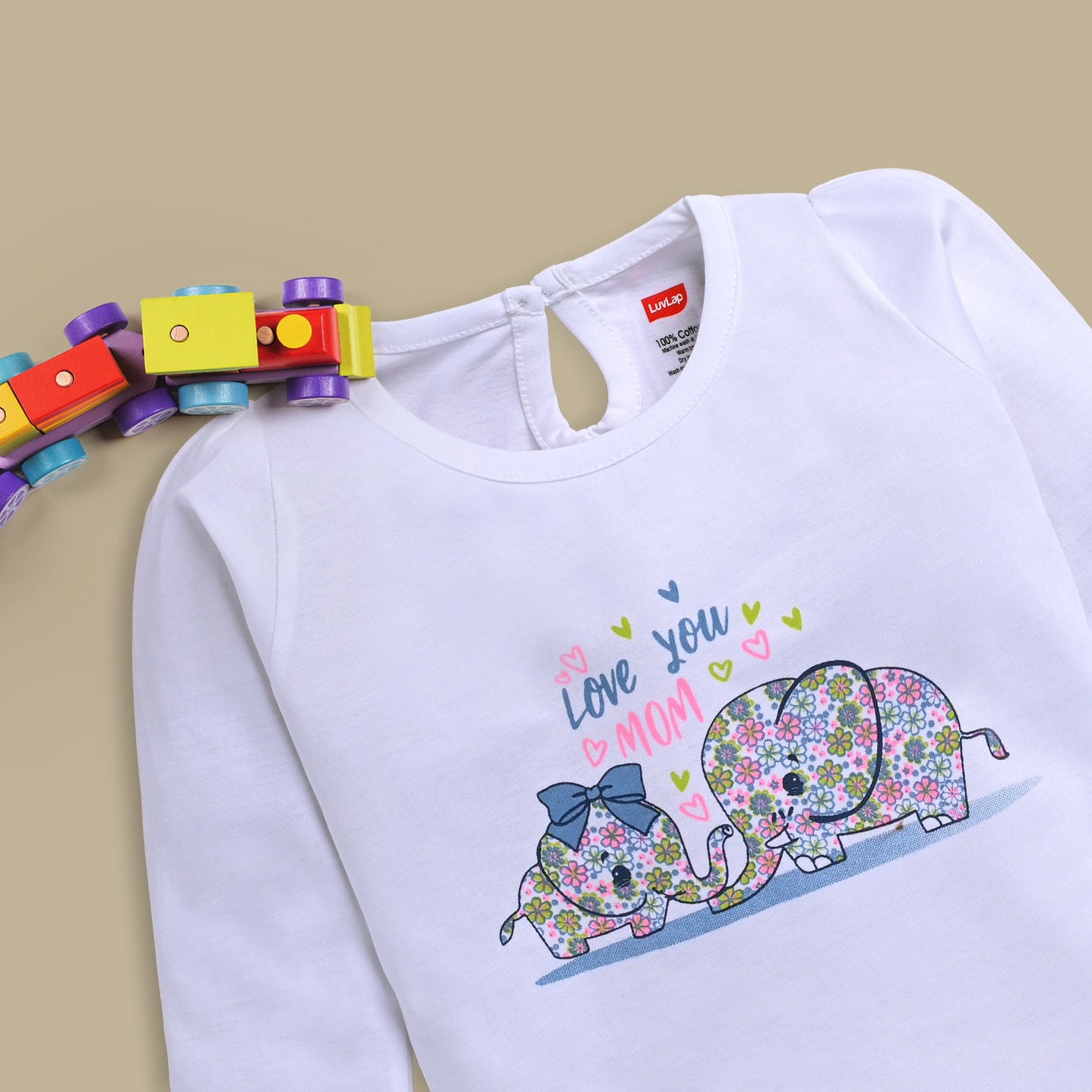 Baby Girls Pack Of 3 Full Sleeve Top & Pyjama Set 100% Cotton