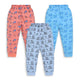 Baby Boys & Baby Girls Pack Of 3 Pyjama 100% Cotton