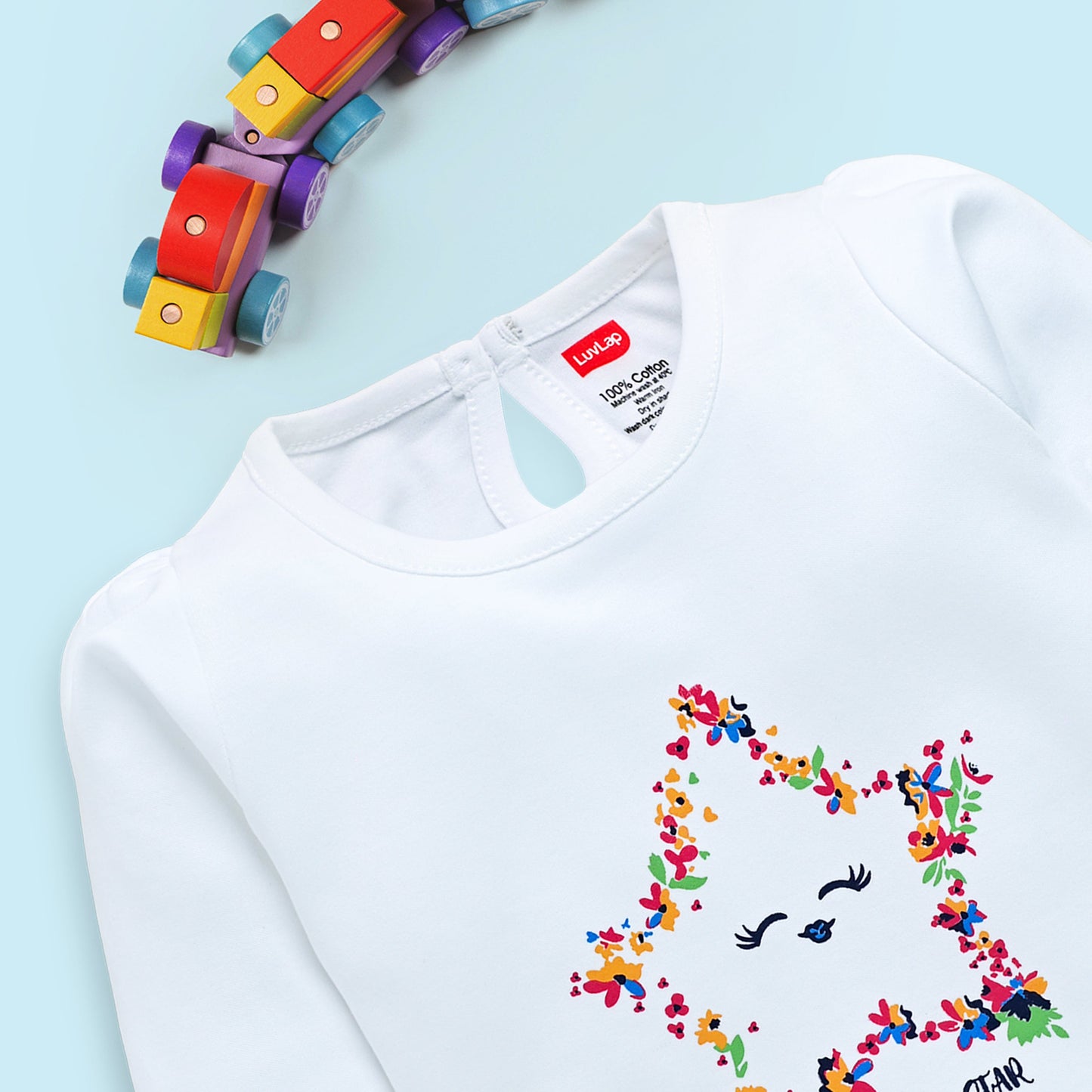 Baby Girls Pack Of 4 Full Sleeve Top 100% Cotton