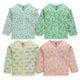 Baby Boys & Baby Girls Pack Of 4 Full Sleeve Jhabla, 100% Cotton