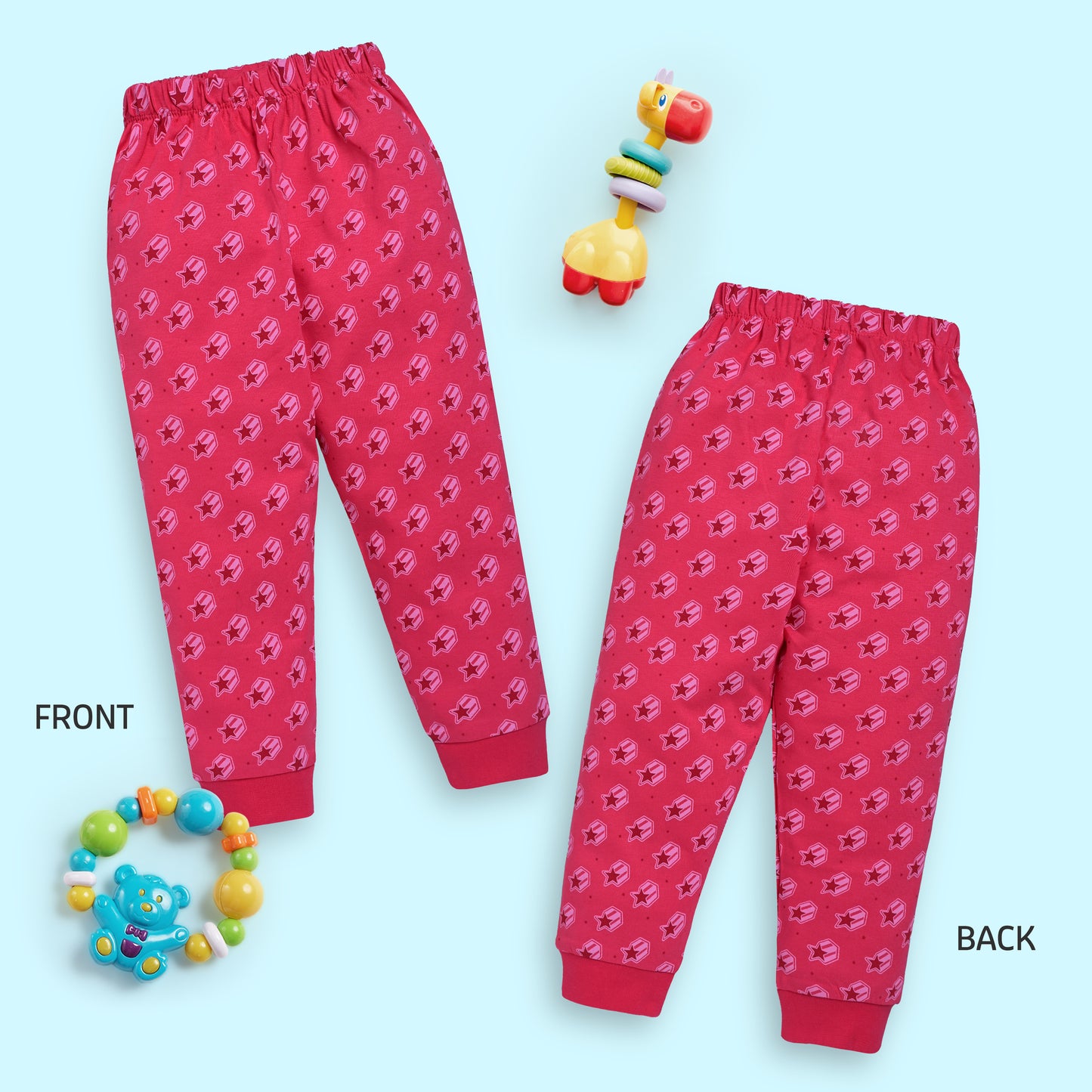 Baby Boys 100% Cotton Pyjama Sets Pack Of 3