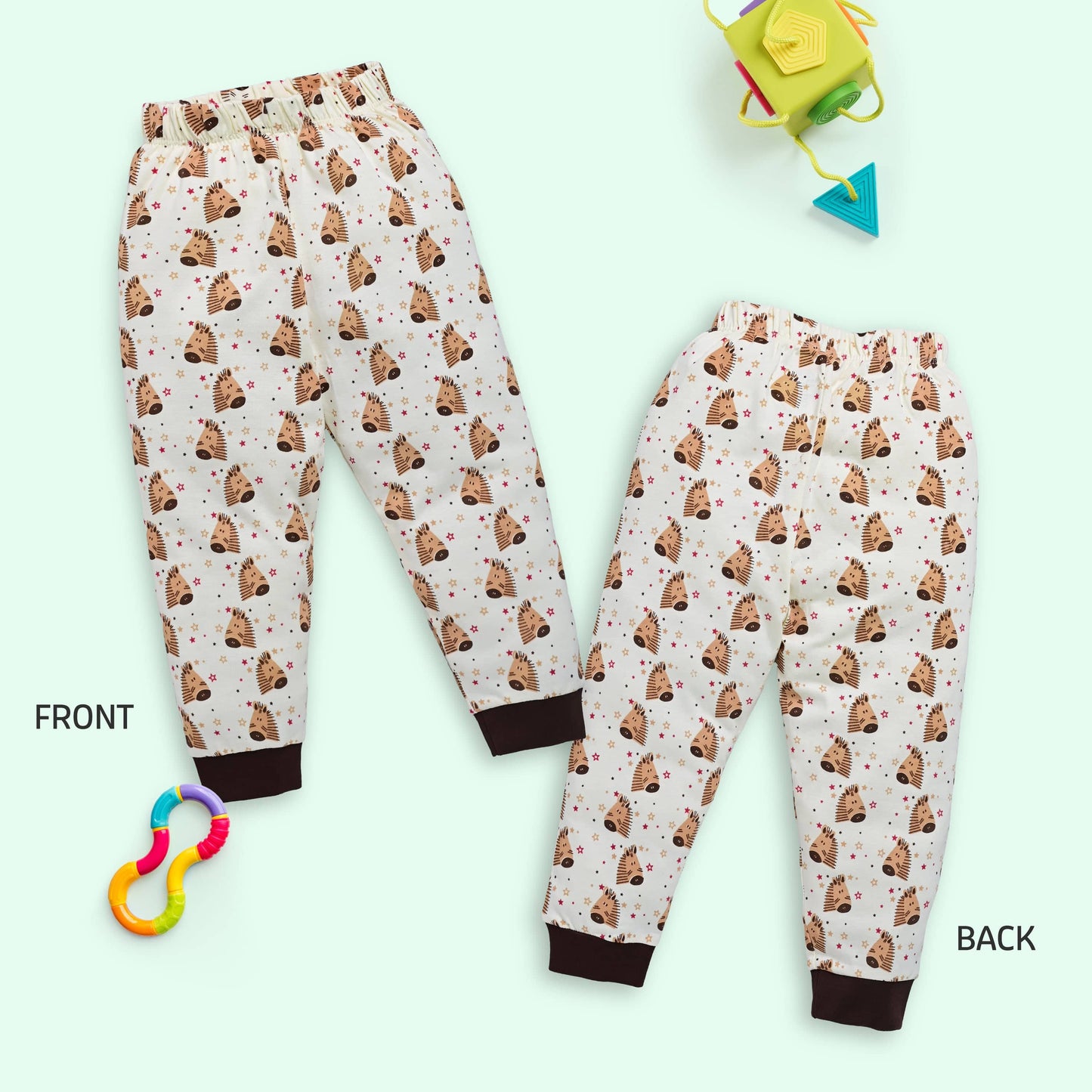 Baby Boys & Baby Girls Pack Of 3 Pyjama 100% Cotton