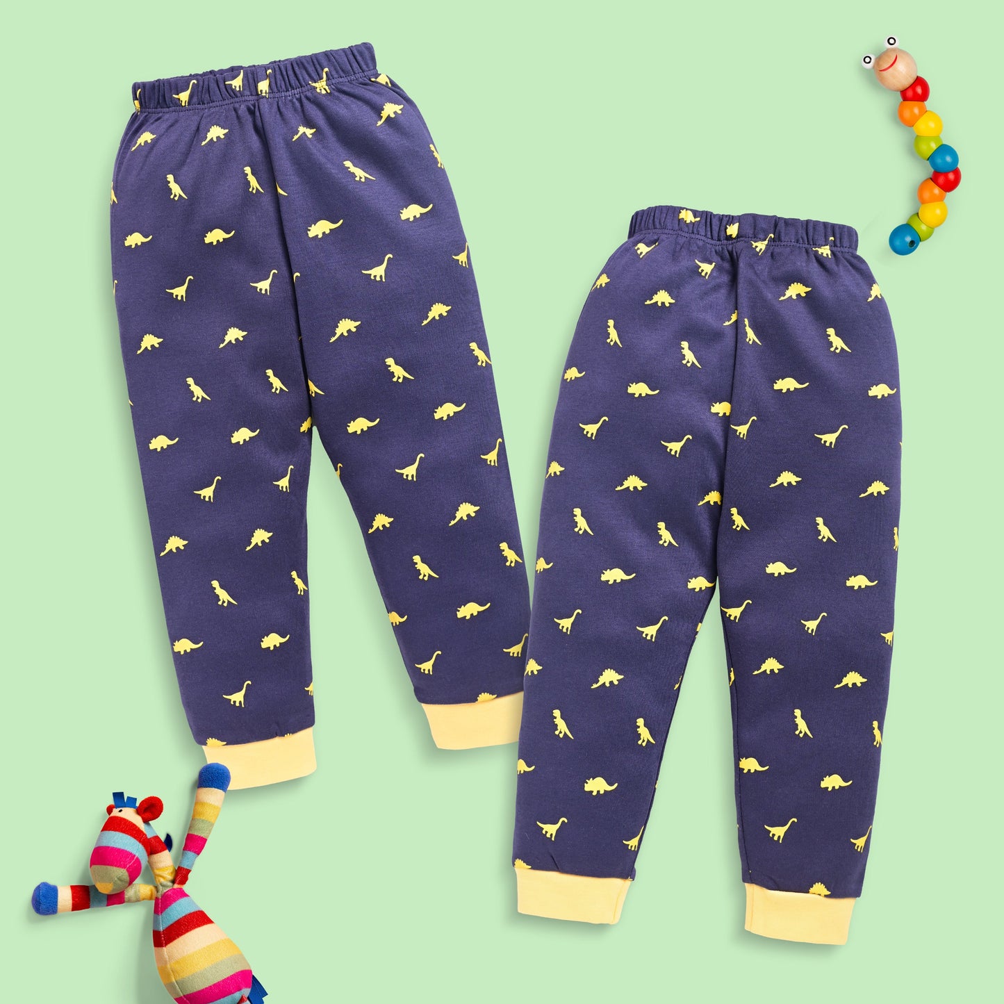 Baby Boys 100% Cotton Pyjama Sets Pack Of 3