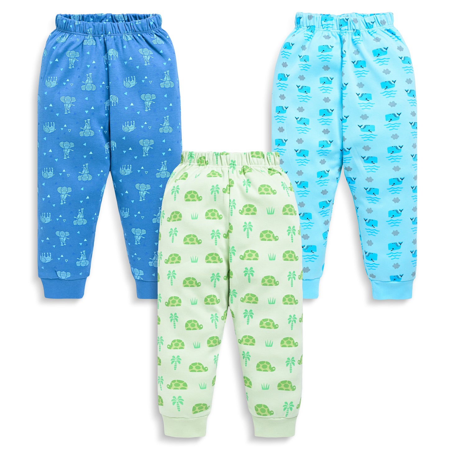 Baby Boys 100% Cotton Pyjama Sets Pack Of 3