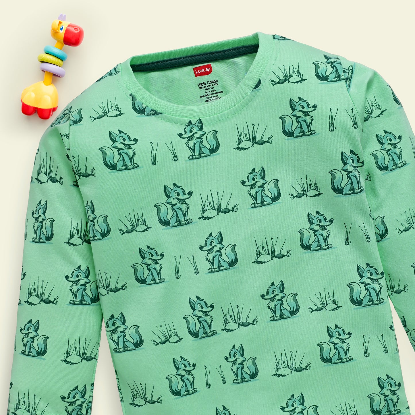 Baby Boys Pack Of 4 Full Sleeve T-Shirt 100% Cotton