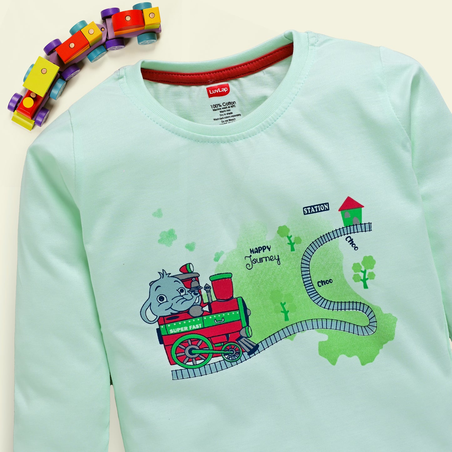 Baby Boys Pack Of 4 Full Sleeve T-Shirt 100% Cotton