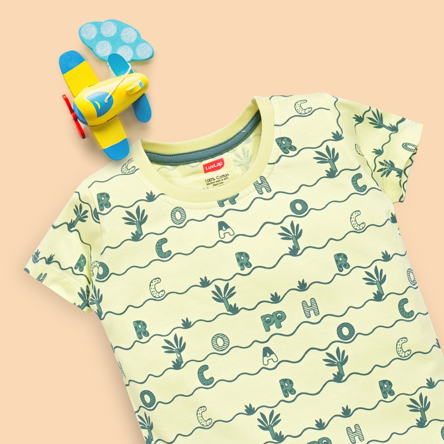 Baby Boys Regular Fit 100% Cotton Half Sleeves Boys T-Shirts and & Shorts Sets Pack Of 3, Pink Rose, Navy & Lime Green