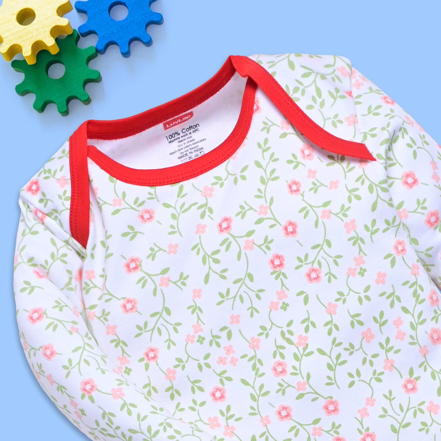 Baby Boys & Girls 100% Cotton Half Sleeve Romper Pack of 2