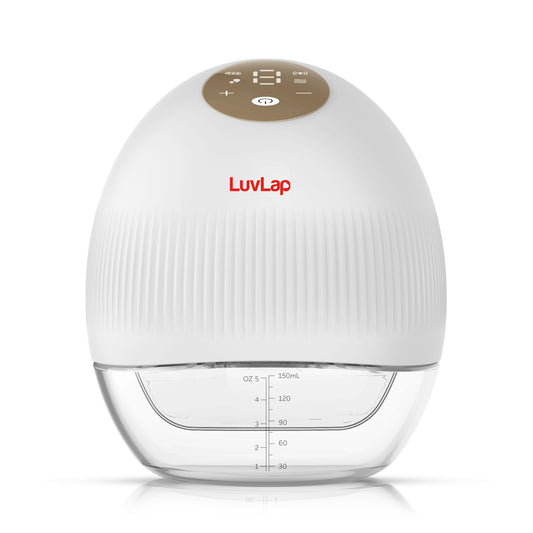 Glory Hands-Free Electric Breast Pump for Breastfeeding, Wearable, Portable, 4 Modes & 9 Suction Levels, Type-C Fast Charging, 24mm Breast Shield, Includes 19/21/27mm Soft Flange Inserts, White