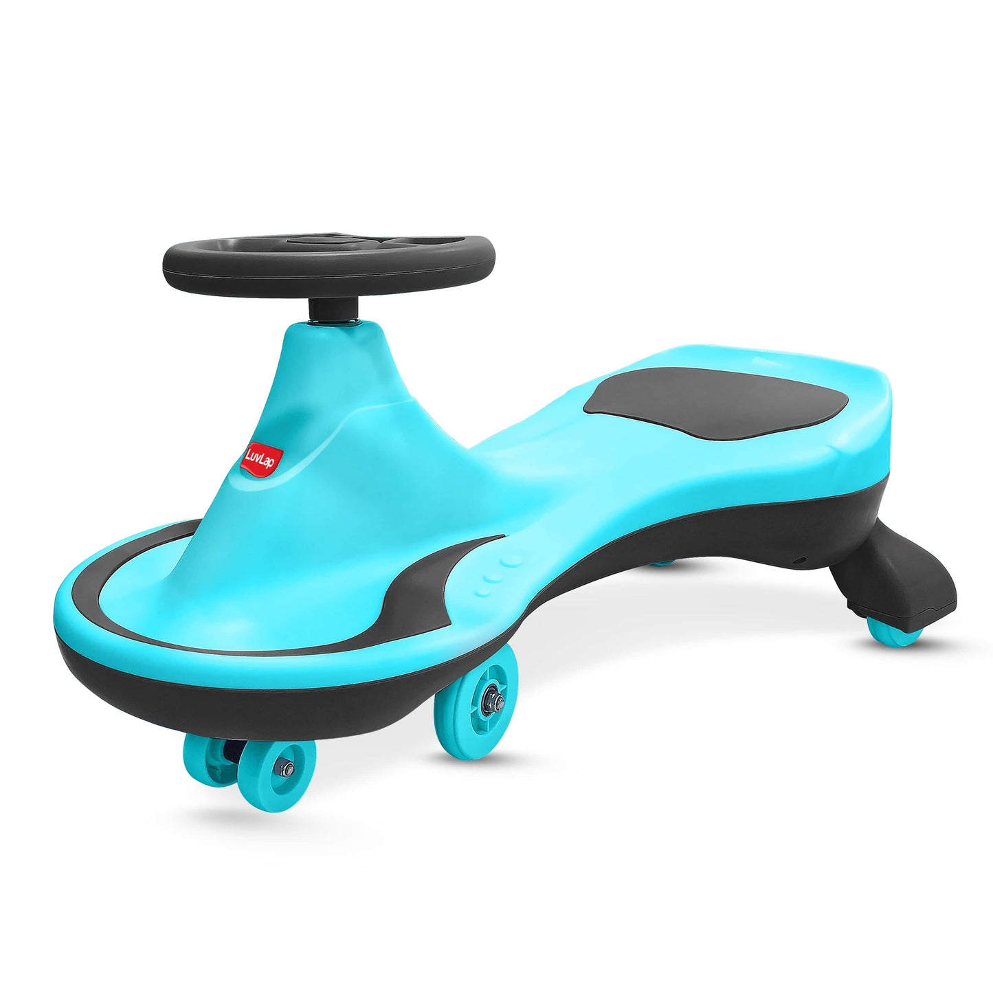 LuvLap Sunny Swing Car, Kids Push Car, Magic Car for Kids, Comfortable Seats & Durable, Ride On Magic Car for 3+ Years Baby Boy & Girl, Blue & Black