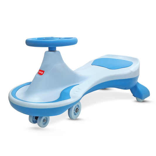 Sunny Swing Car, Kids Push Car, Magic Car for Kids, Comfortable Seats & Durable, Ride On Magic Car for 3+ Years Baby Boy & Girl, Blue