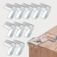 Luvlap Furniture Corner Guard for Baby Safety, 10 Pcs, Pre-Taped 3M Adhesive, Baby Silicon Corner Protector, Baby Proofing Edge Guards for Furniture, Non Toxic, BPA Free, Transparent
