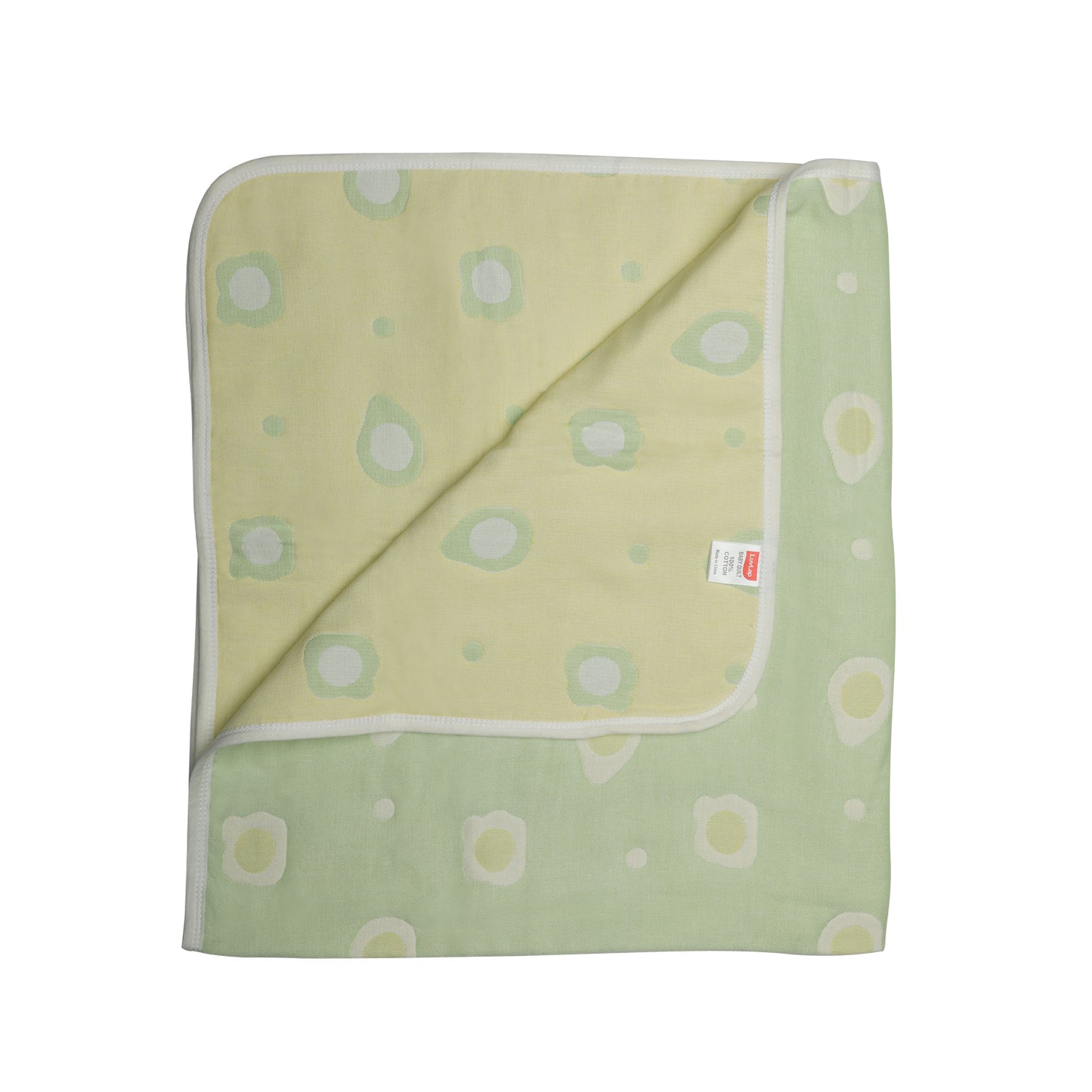 Baby Cotton Quilts Cum Wrappers, Green Egg
