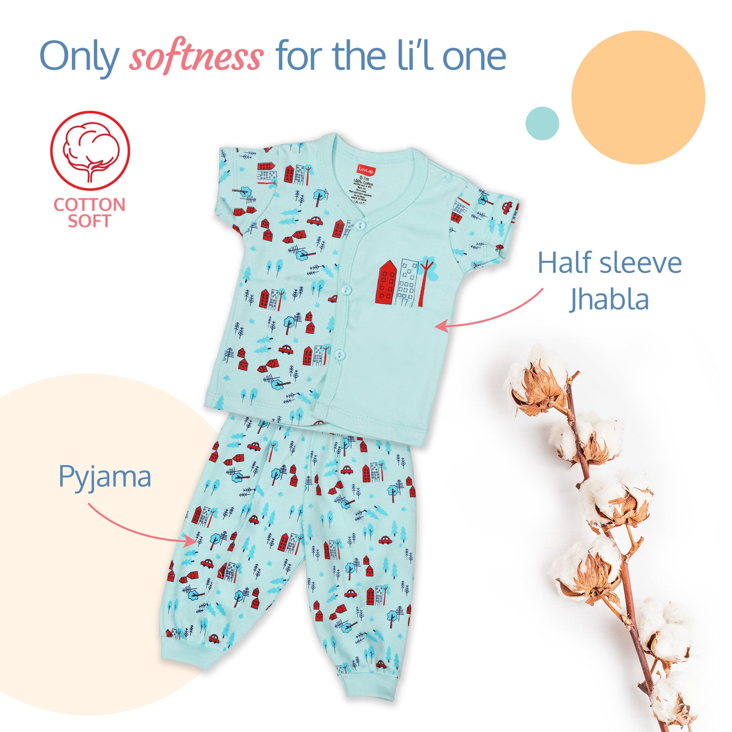 Newborn Baby Garment Gift Set, Pack Of 8, Pastel Green